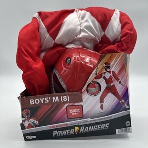 Power Rangers Disguise Red Ranger Child Halloween Costume Cosplay Boys Medium 8